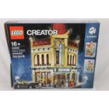 Lego - Boxed Lego Creator Expert 10232 Palace Cinema set, previously built, bricks split into