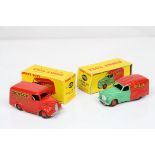 Two boxed Dinky diecast models to include 470 Austin Van Shell (vg with a few paint chips, box gd