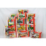 16 Boxed 1:32 Britains farming models to include 9566, 9559, 9539, 9548, 9547, 9574, 9509, 9519,