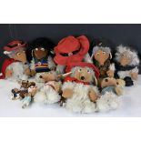 Collection of 8 original Elizabeth Beresford Wombles soft toys in good condition