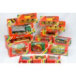13 Boxed 1:32 Britains farming models to include 9532, 9554, 9577, 9537, 9557, 3 x 1743, 9583 (paint