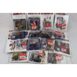 Sealed Del Prado Medieval Warriors metal figures, approximately 40 in total all on original cards,