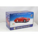 Boxed 1:24 Franklin Mint Precision Models 1937 Alfa Romeo 2900B diecast model, excellent condition