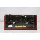 Boxed Scalextric C465 Batman Batmobile slot car (vg)