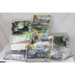 Nine boxed Galoob Aliens and Predator Micro Machines sets featuring 3 x Predator and 6 x Aliens,