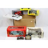 16 Boxed diecast models to include Tonka Polistil Morgan Plus 8, Burago Jaguar SS100 (1937),