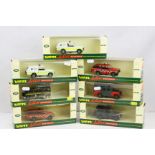 Seven boxed Verem Active Response Land Rover models, all vg, boxes gd with some storage squash