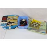 Collection of Triang Minic Motorways to include slot cars, boxed M1669 Hump Back Bridge Accessory (