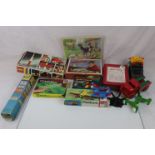 Collection of mixed toys and games to include boxed Lego 033, boxed Philiform 302, boxed Victory
