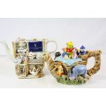 Two Cardew Design Limited Edition Novelty Teapots including Royal Doulton Teapot Market Stall and