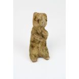 Early 20th Century miniature bear with button
