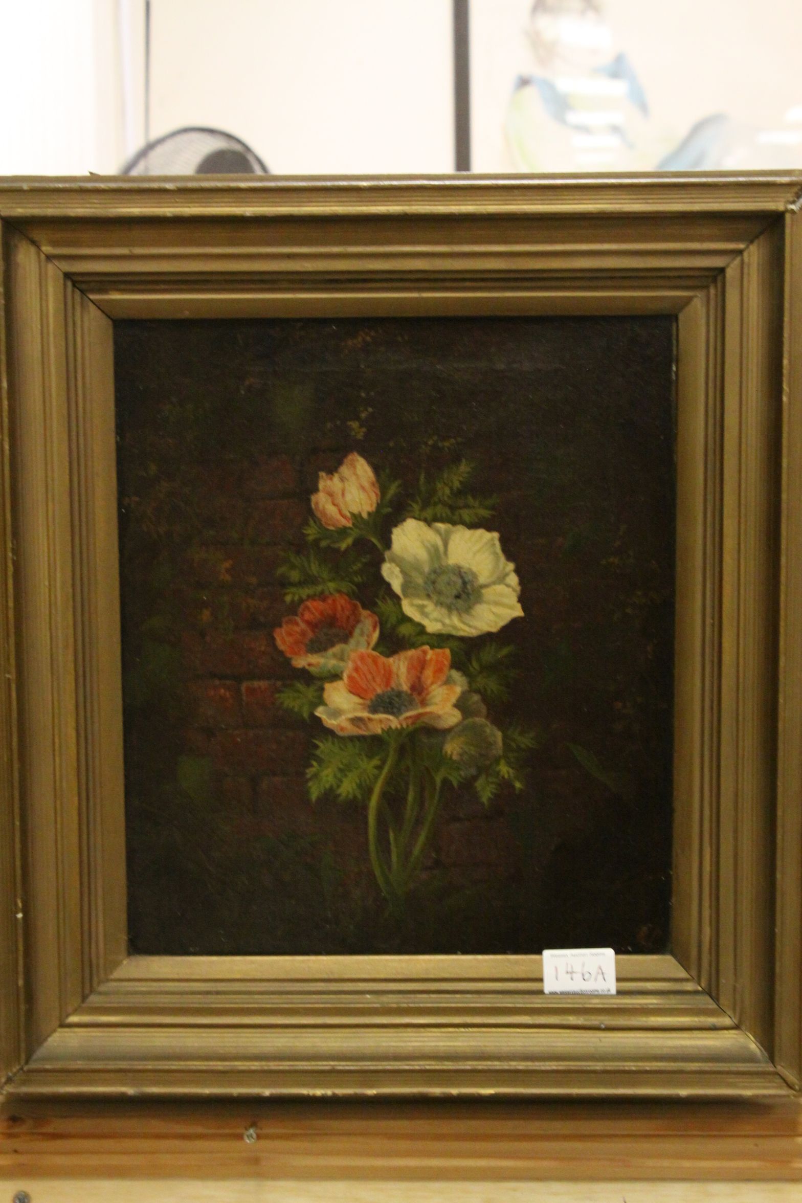 Late 19th / Early 20th century Oil Painting on Canvas of Still Life Flowers, signed RC, 29cms x