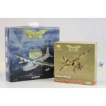 Two boxed Corgi The Aviation Archive models to include 1:72 AA36802 World War II Aircraft of the MTO