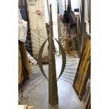 Large Contemporary Metal Sculpture, 154cms high