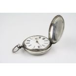 Silver full hunter Birmingham 1882 pocket watch