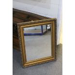 19th Century gilt framed mirror