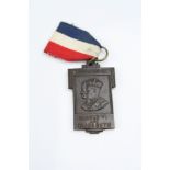 Rare Sandbach U.D.C 1937 bronze George VI coronation medal