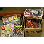 Large Quantity in Three Boxes of Super Hero Comics including DC, Epic Comics, Charlton Comics, Judge