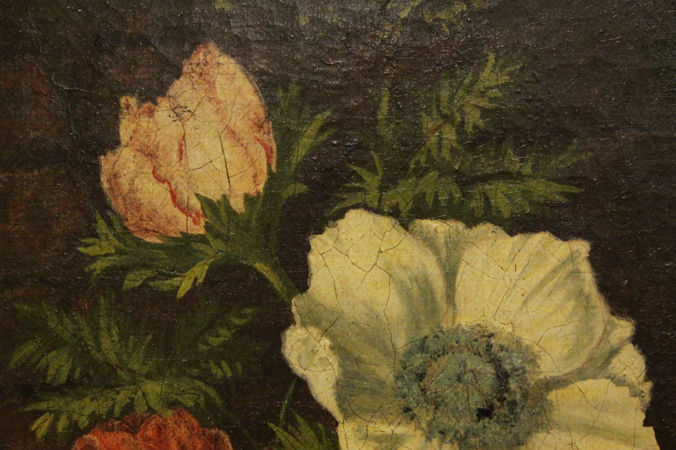 Late 19th / Early 20th century Oil Painting on Canvas of Still Life Flowers, signed RC, 29cms x - Image 5 of 5