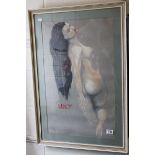 Frain, Late 20th century pastel of a nude titled Lucy, signed and dated 1994 approx 66cm x 40cm