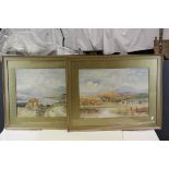 Pair of Late 19th / Early 20th century Landscape Watercolours of The Lake District's Hawkshead and