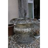 Reconstituted Stone Urn Shaped Garden Planter