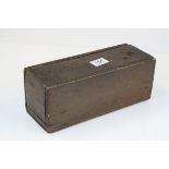 19th century Pine Candle Box with Sliding Lid, 28cms long