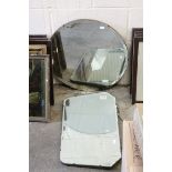 Two 1920's / 30's Wall Mirrors