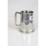 Concorde - metal tankard featuring aircraft image etched to see-through bottom