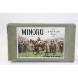 1920's John Jaques of London Vintage Boxed Horse Racing Game ' Minoru, Double Event ' including