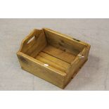 Vintage Pine Trug