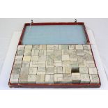 19th century French ' Etudes Geographiques ' Wooden Block Puzzle forming Five different Maps,