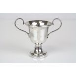 Silver twin handled trophy