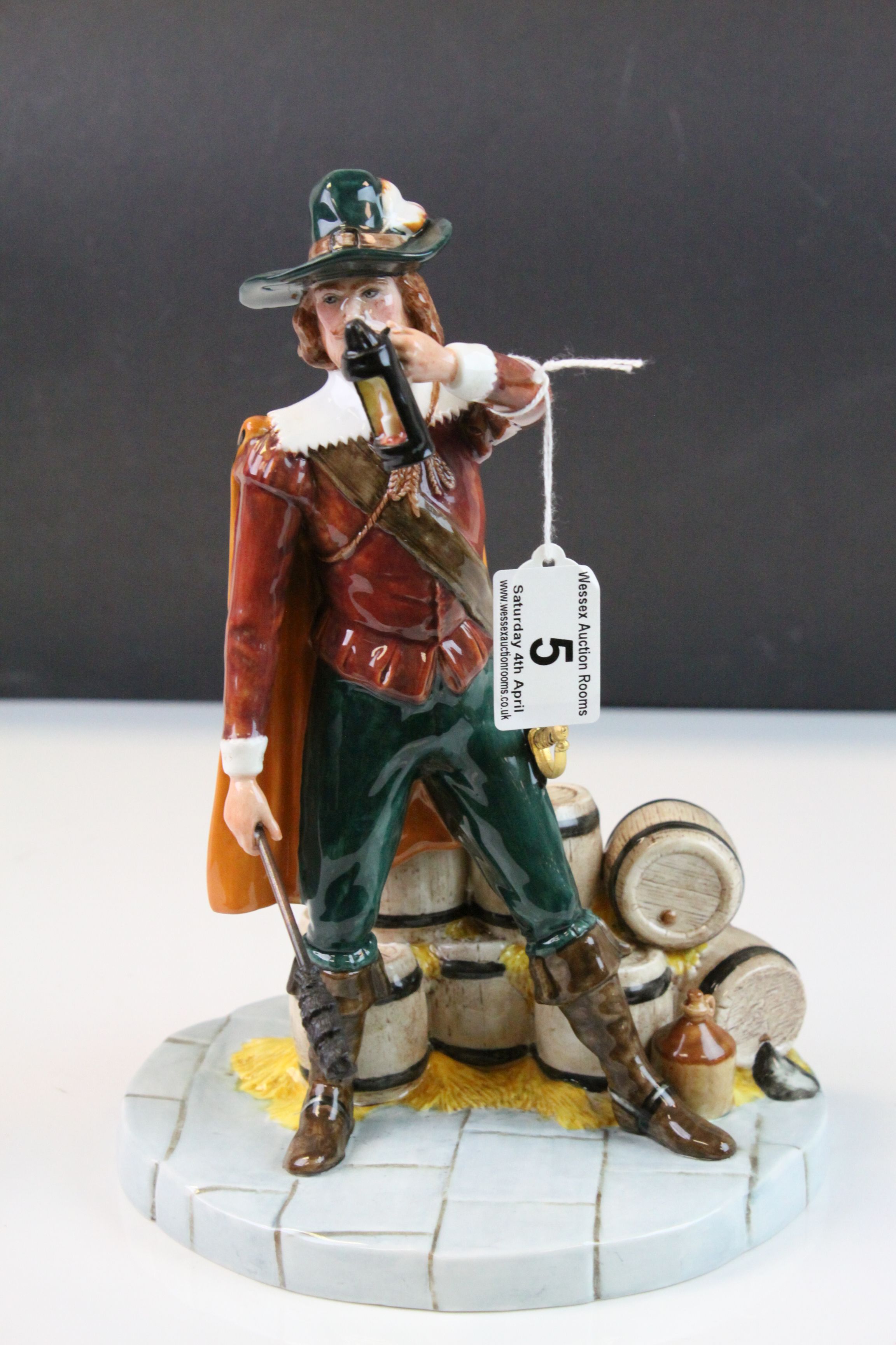 Royal Doulton character figure of Guy Fawkes ltd edn no.73 of 350