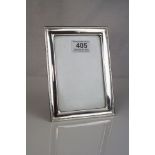 A 925 sterling silver photograph frame.