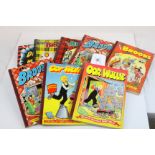 Eight Annuals including Five ' The Broons ', Two ' Oor Wullie ' and Dennis the Menance