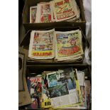 Large Quantity in Three Boxes of Comics including approximately 26 1970's Buster: 19 1970's