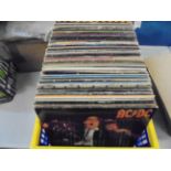 Vinyl - Superb collection of over 90 rock LP's & 12" singles including AC/DC, Pink Floyd, Motorhead