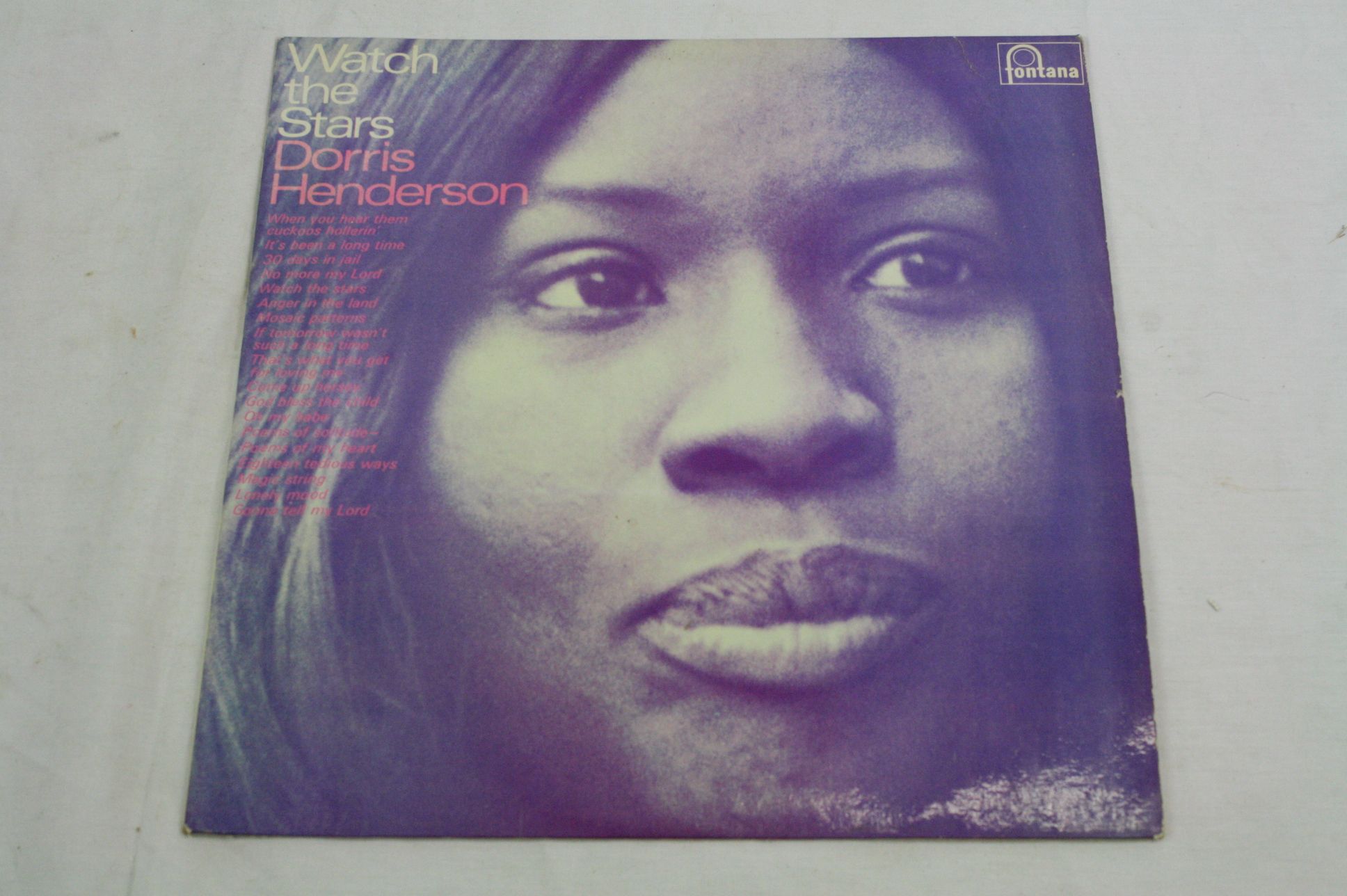 Vinyl - Dorris Henderson Watch The Stars LP on Fontana STL5385 886 407 TY sleeves and vinyl vg+