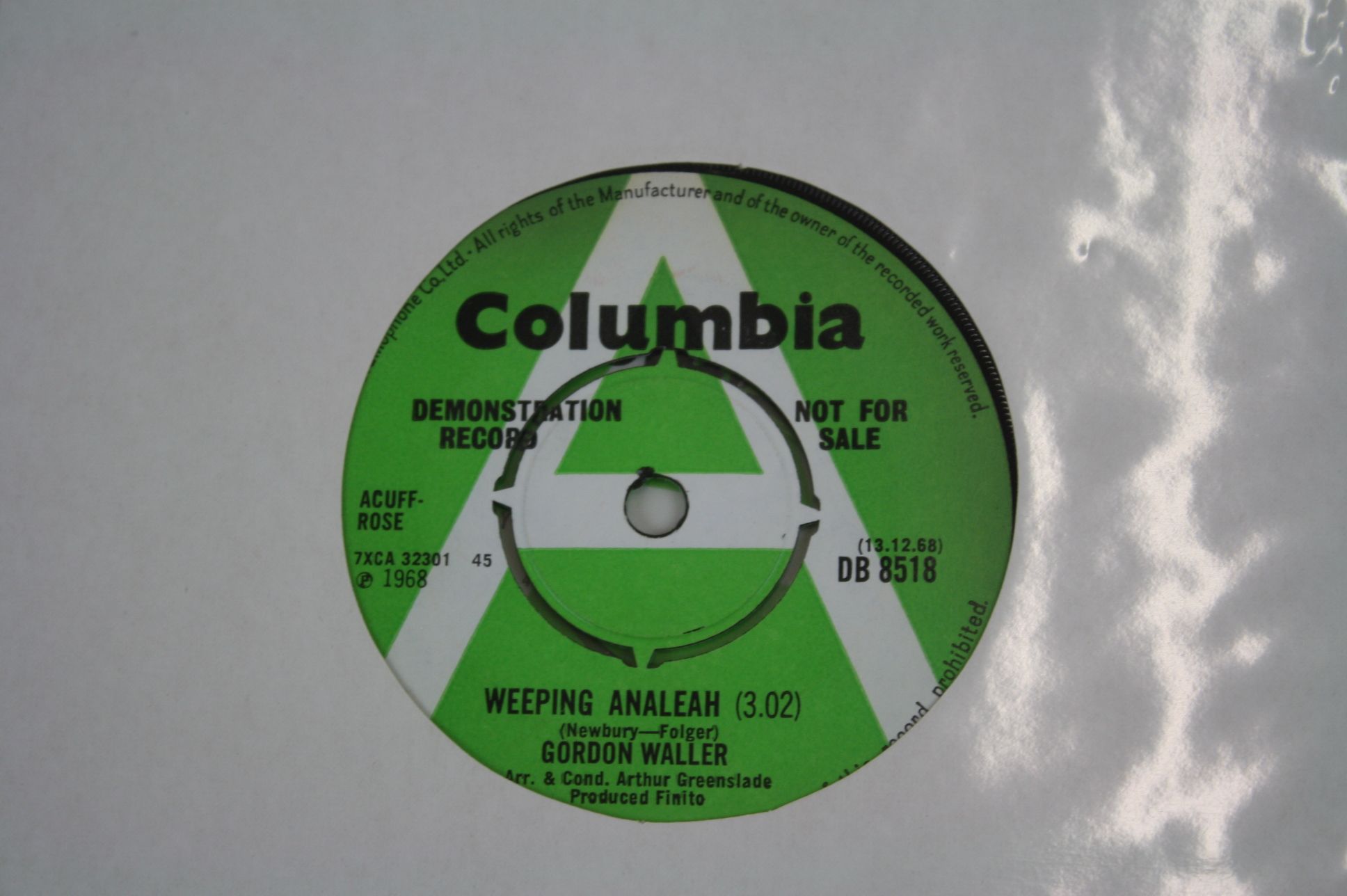 Vinyl - 17 Demo 45s on the Columbia & Parlophone labels from 1968 & 1969 to include artists such - Image 12 of 19