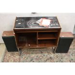 Musical equipment - Bang & Olufsen Beocenter 2000 system cabinet with record deck, cassette player