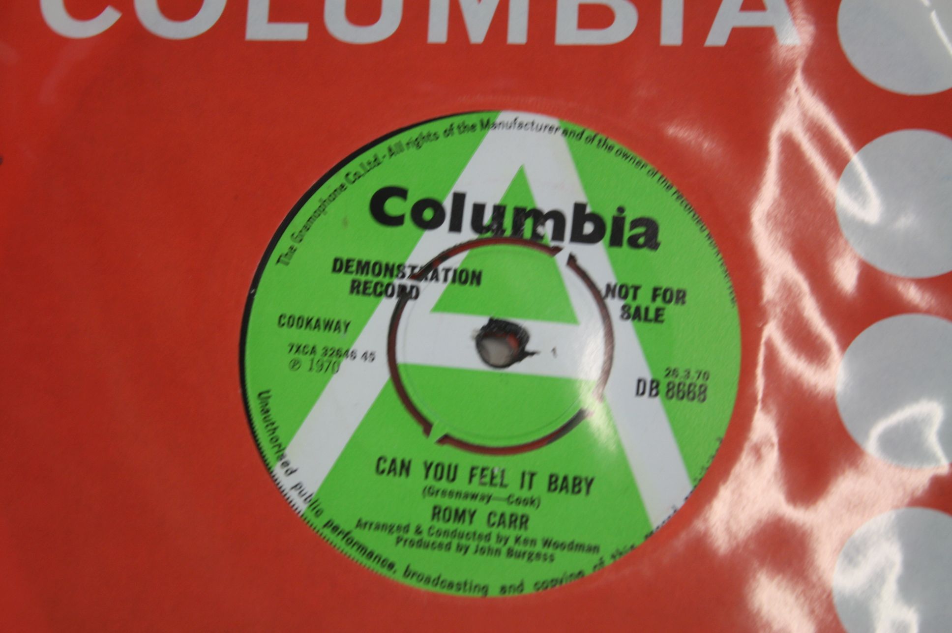 Vinyl - 17 Demo 45s on the Columbia & Parlophone labels from 1968 & 1969 to include artists such - Image 8 of 19