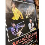 Music Poster - large The Rolling Stones Bridges to Babylon tour poster, rolled within tube