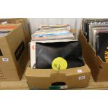 Vinyl - Collection of approx 80 LP's, 12" singles & compilations to include Rick Wakeman, Elton
