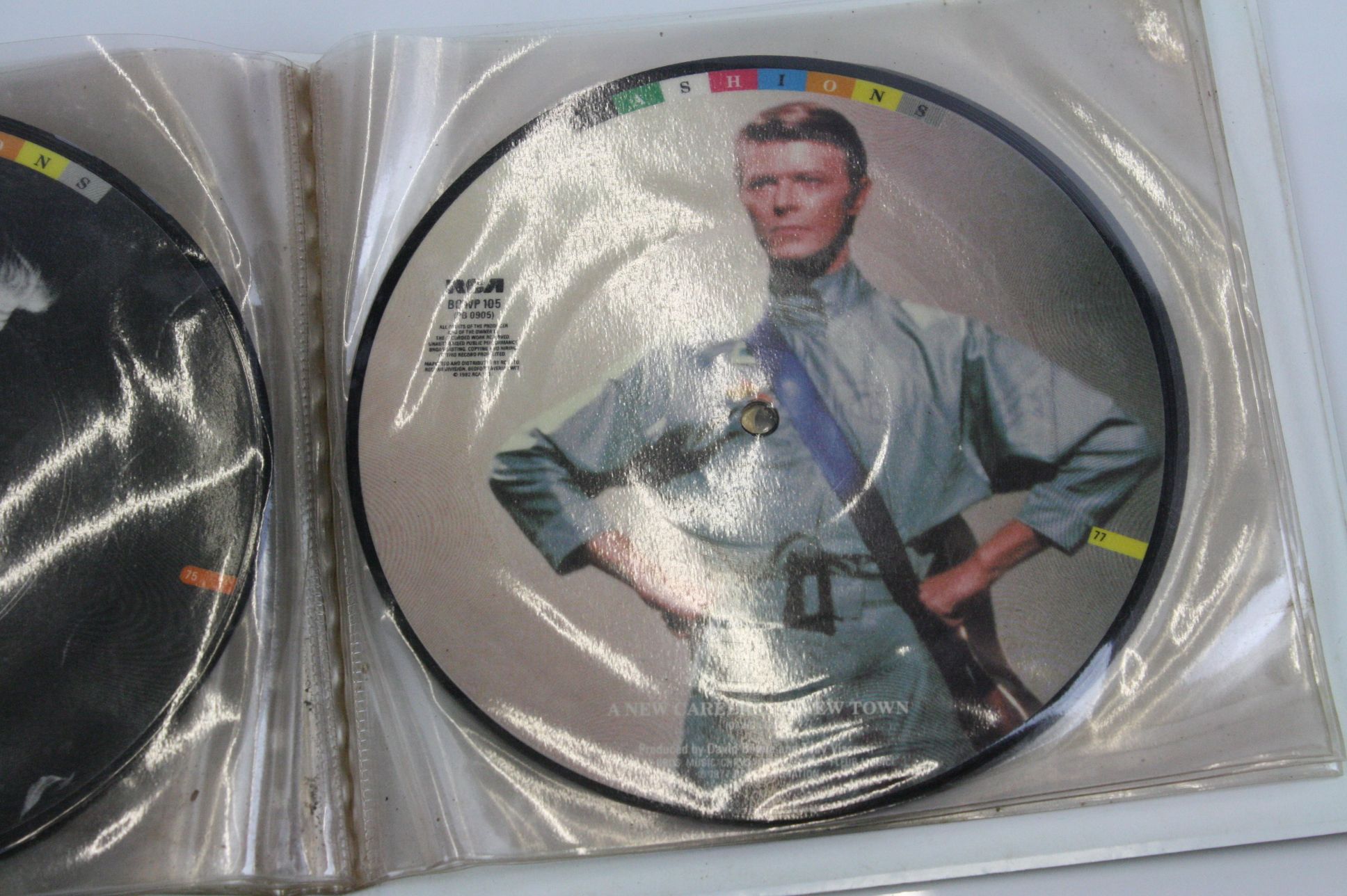 Vinyl - David Bowie Fashions BOW100 set of 10 x 7" picture discs, vg++ - Image 18 of 24