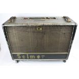 Guitar Amp - A 1960's Selmer Zodiac Twin 30 amplifier. In used condition with various repair/work