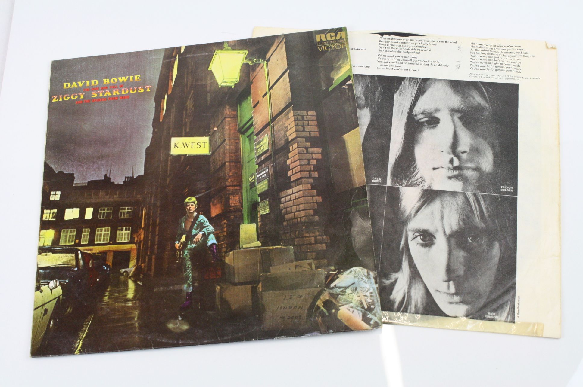 Vinyl - David Bowie Ziggy Stardust (SF 8287) early copy with Titanic / Chrysalis Music credits to - Image 4 of 10