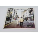 Vinyl - Oasis What's The Story Morning Glory? LP on Creation CRELP189 sleeve vg, vinyl showing