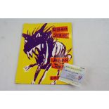 Music Memorabilia - The Rolling Stones Urban Jungle Europe Tour 1990 programme and ticket for