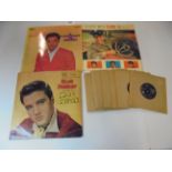 Vinyl - Three Elvis LPs to include King Creole RCA RD27088, A Date With Elvis RCA RD27128 and a